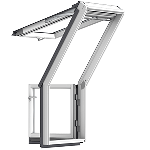 Παράθυρο Στέγης Εξόδου σε Μπαλκόνι VELUX GEL + VEA/VEB/VEC Παράθυρο Στέγης Εξόδου σε Μπαλκόνι VELUX GEL + VEA/VEB/VEC
