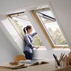 Παράθυρα Στέγης Άνω Άξονα- VELUX GPL- Φυσικό Ξύλο + Στεγάνωση