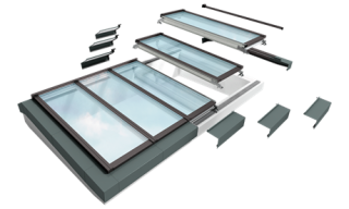 Σύστημα Κάλυψης Αιθρίων VELUX Commercial Longlight